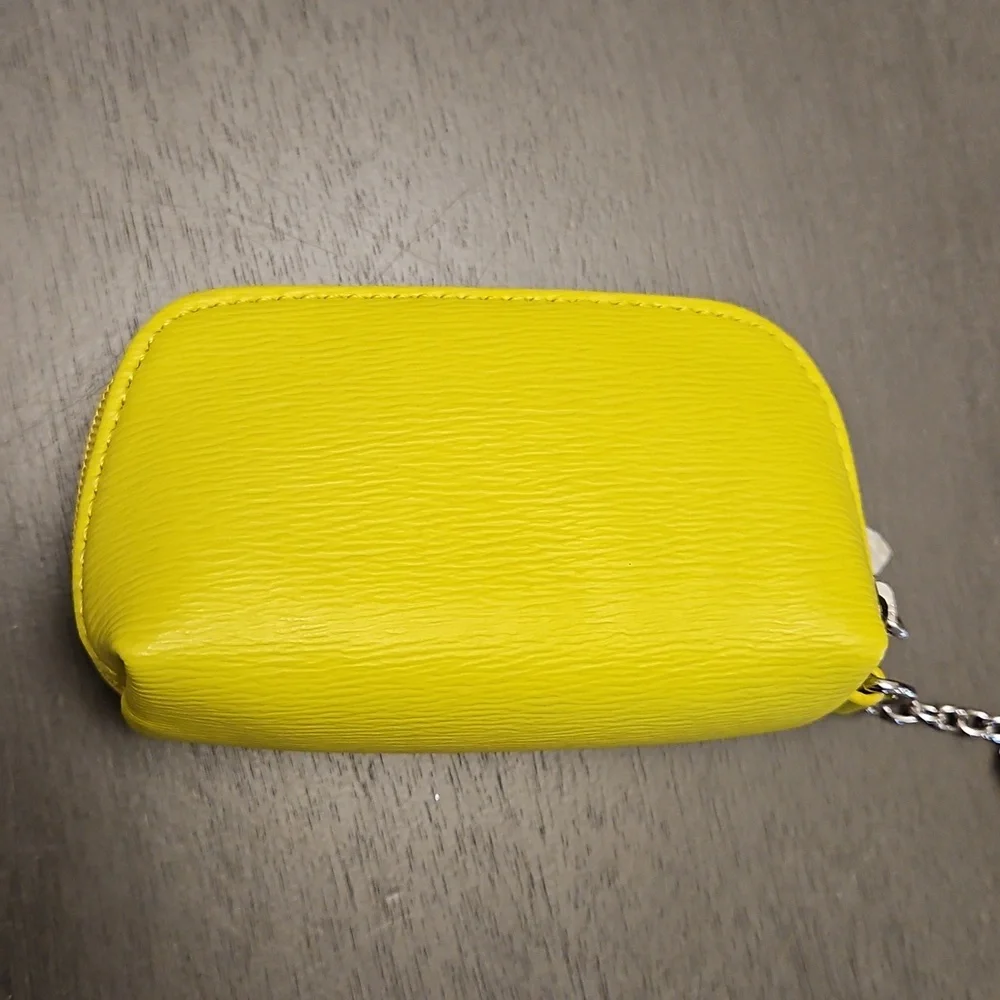 Lauren Ralph Lauren Newbury Mini Cosmetic Case/key chain, NWT, Saffiano Leather
